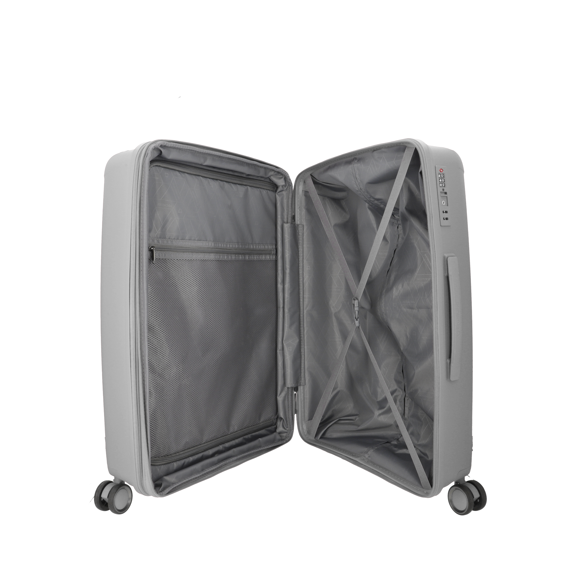 Saxoline Maleta Mediana Moonstone Impact Pro Plateada