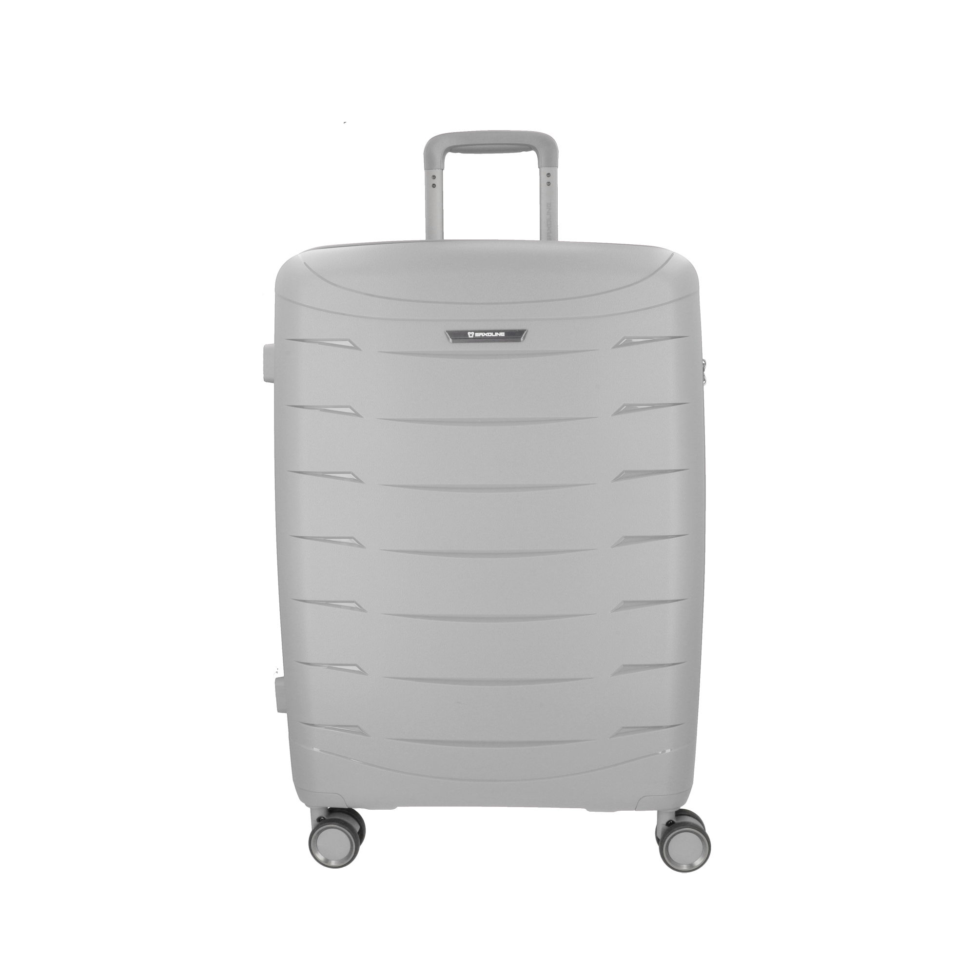 saxoline Maleta mediana Moonstone Impact Pro plateada