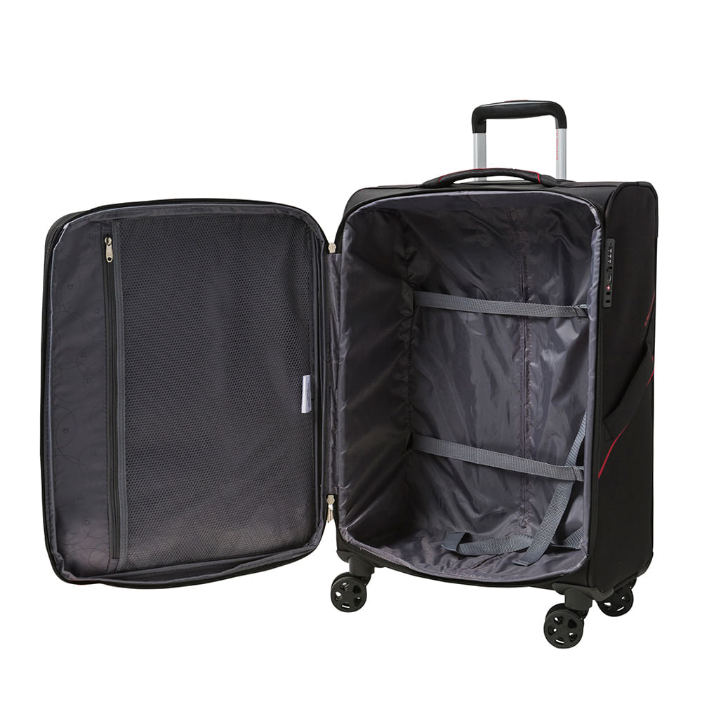 Saxoline Maleta Vancouver Sx Spinner 24 Black M 69 Lts