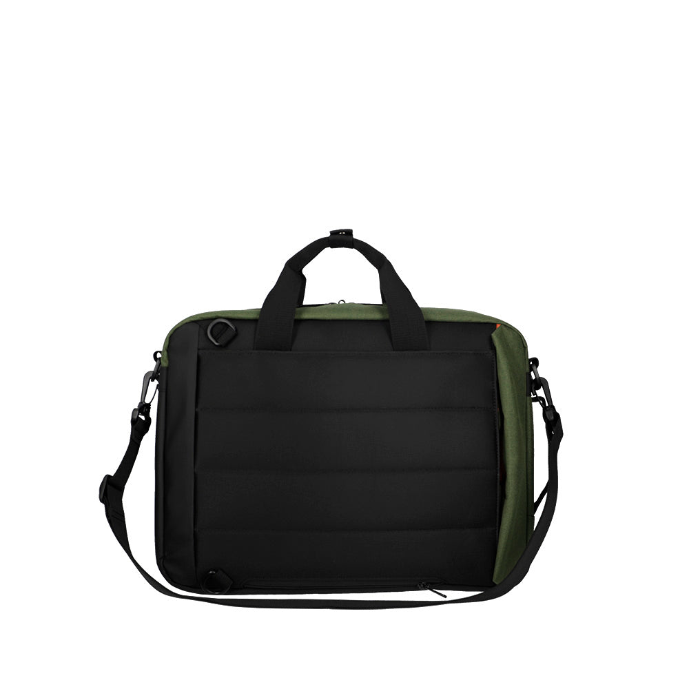 Saxoline Maletín Convertible Para Notebook 15" De Hombre Station Verde