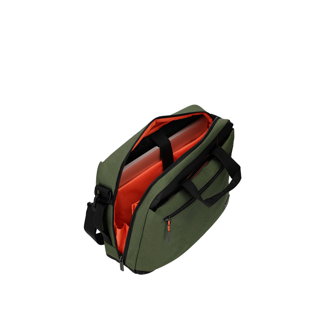 Saxoline Maletín Convertible Para Notebook 15" De Hombre Station Verde