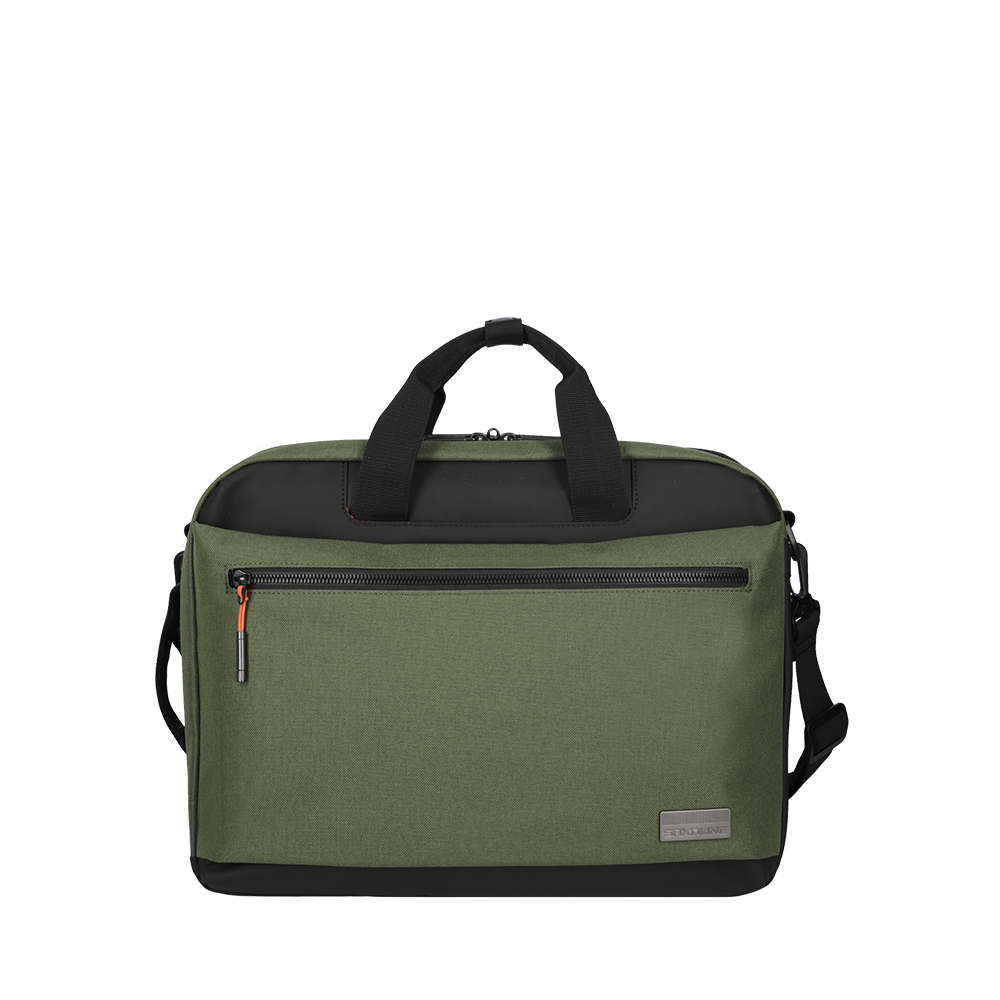 saxoline Maletín convertible para notebook 15" de hombre Station verde