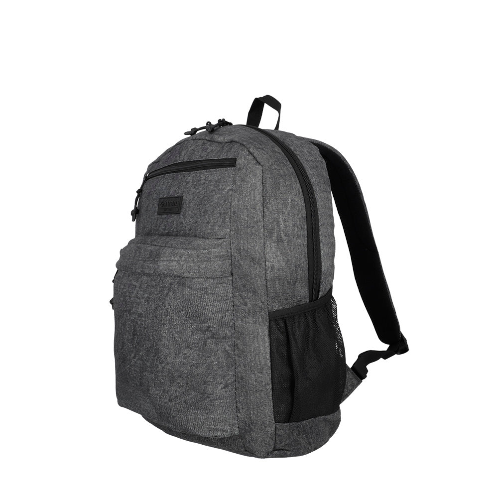 Saxoline Megapack Mochila Escolar + Bolso Deportivo + Lonchera + Estuche Negro Denim