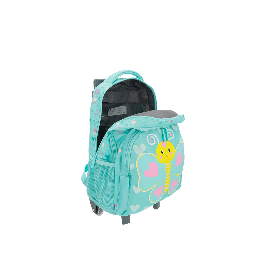 Saxoline Mochila Con Ruedas Para Niñas Lincoln Butterfly