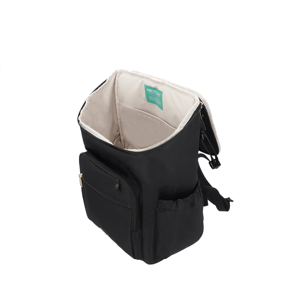 Saxoline Mochila Maternal Parentpack Con Mudador Negro