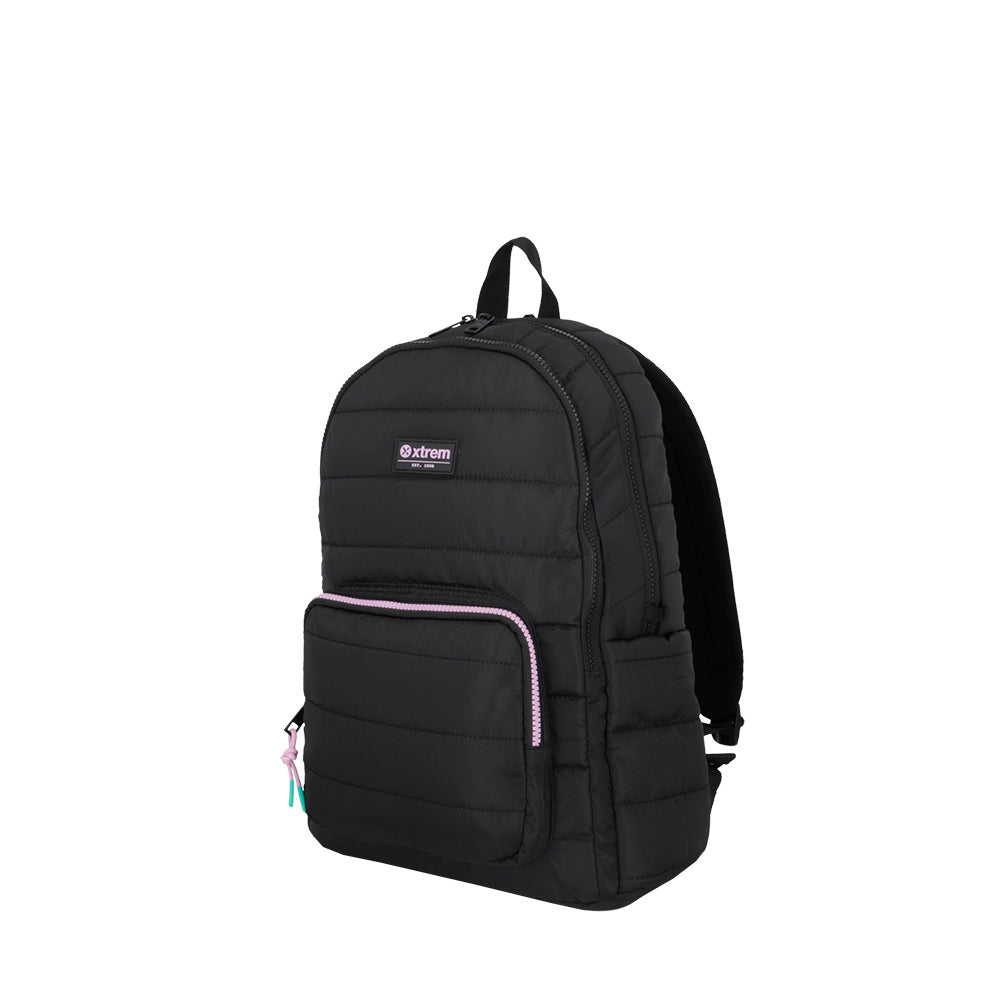 Saxoline Mochila Para Notebook 14" Hamilton Negra/morada