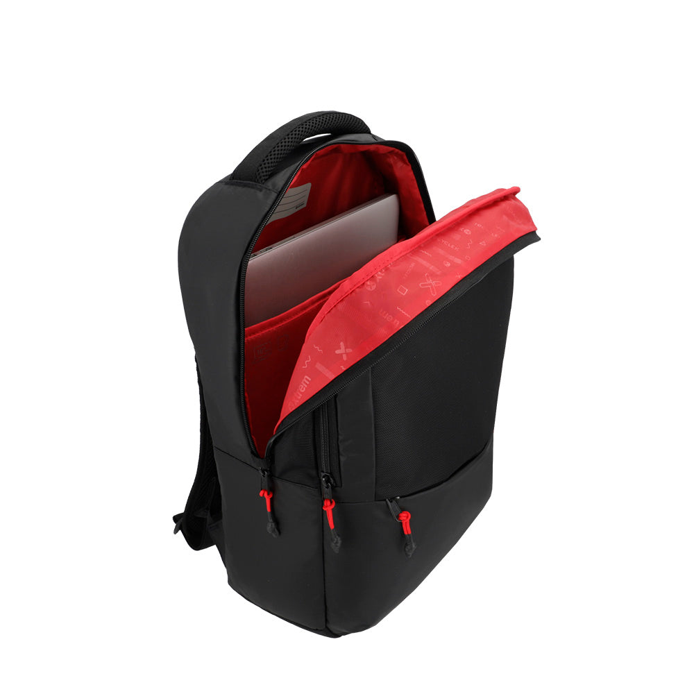 Saxoline Mochila Para Notebook 16" Redwood Negra/roja