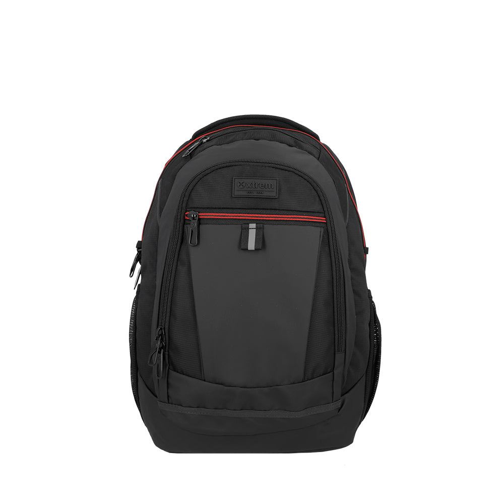saxoline Mochila para notebook de hombre Brooklyn 16" negra/roja