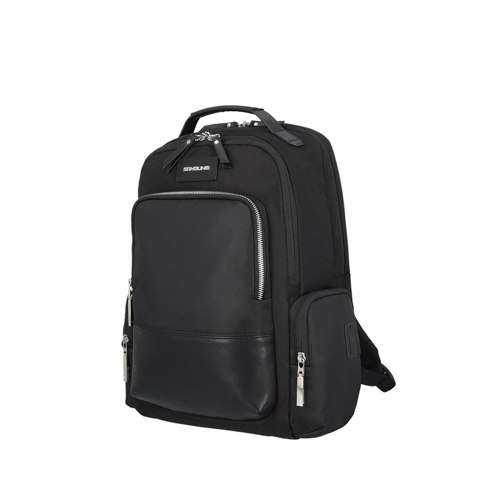 Saxoline Mochila Para Notebook Mujer Uptown Chic Negro 15"