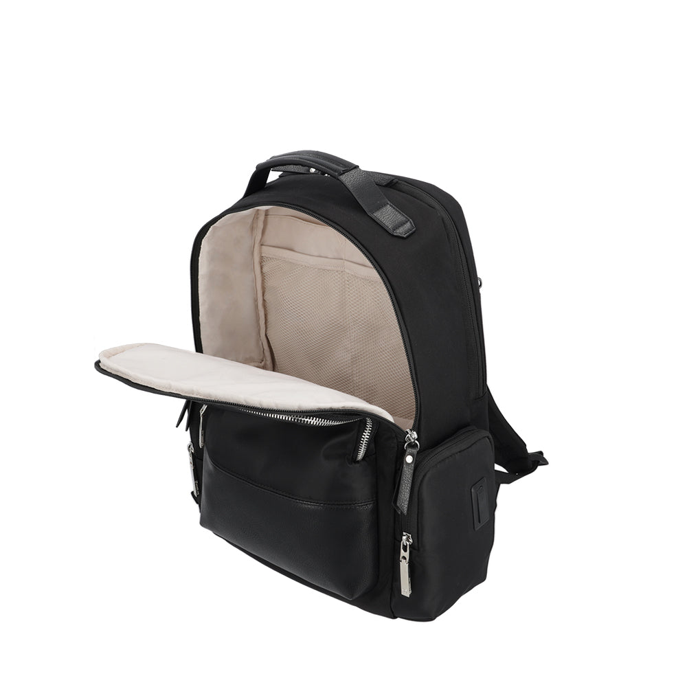 Saxoline Mochila Para Notebook Mujer Uptown Chic Negro 15"