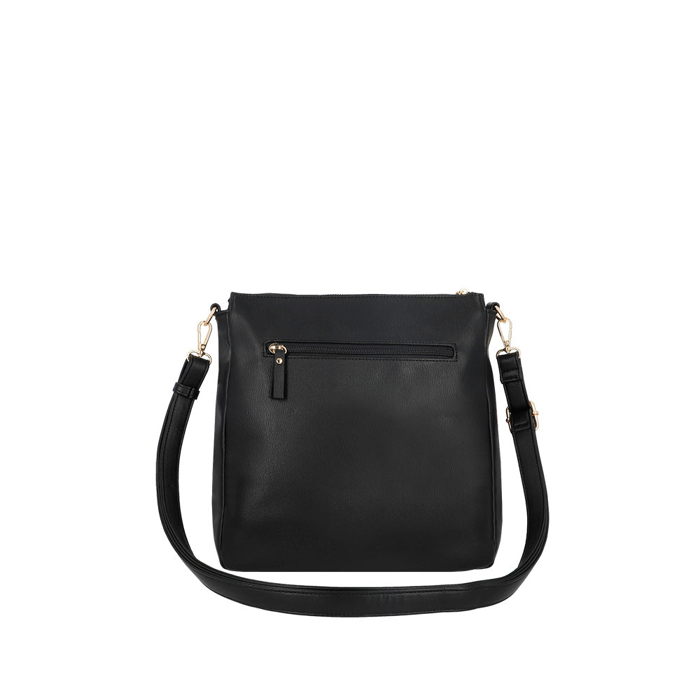 Saxoline Bandolera Grande Lisse Negra