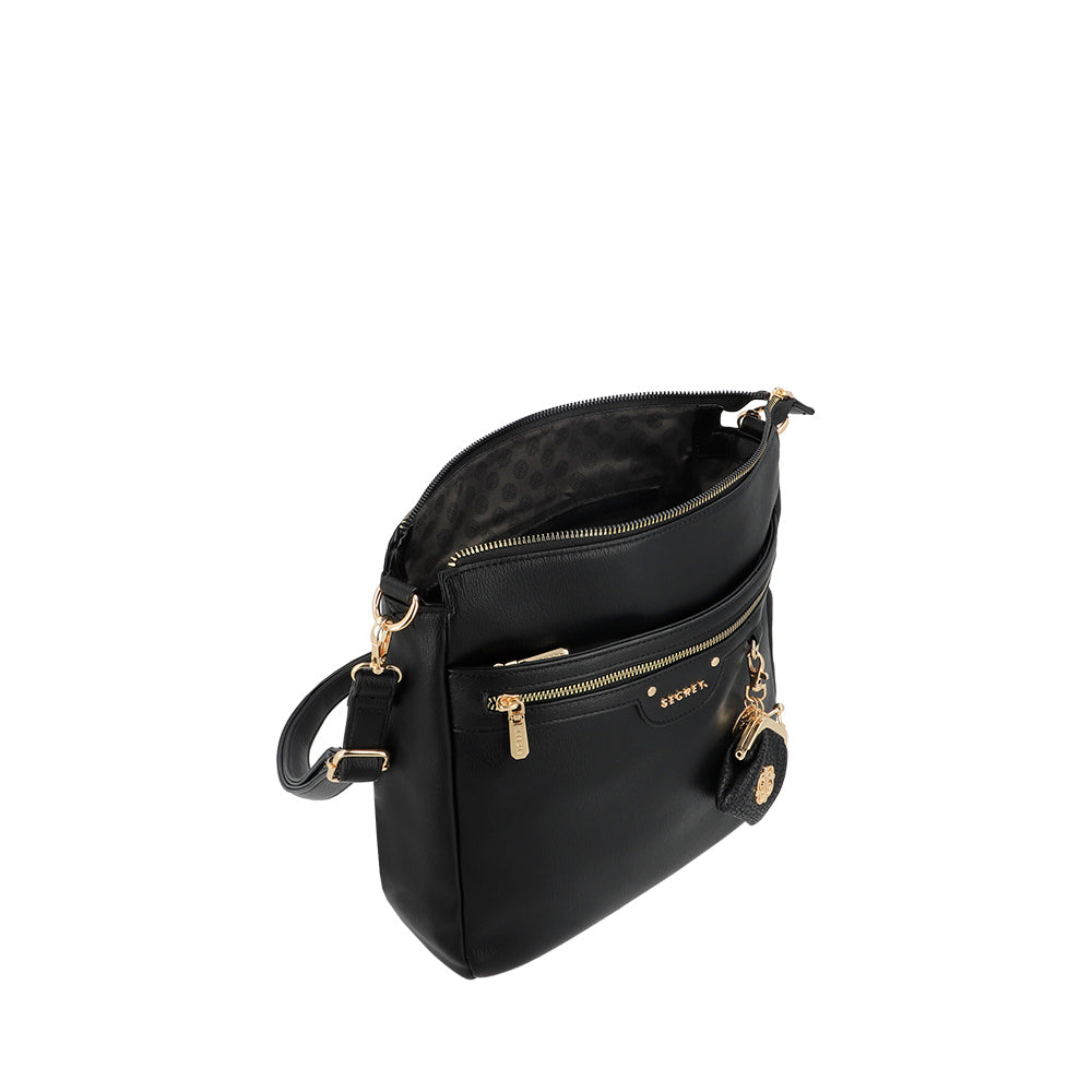 Saxoline Bandolera Grande Lisse Negra