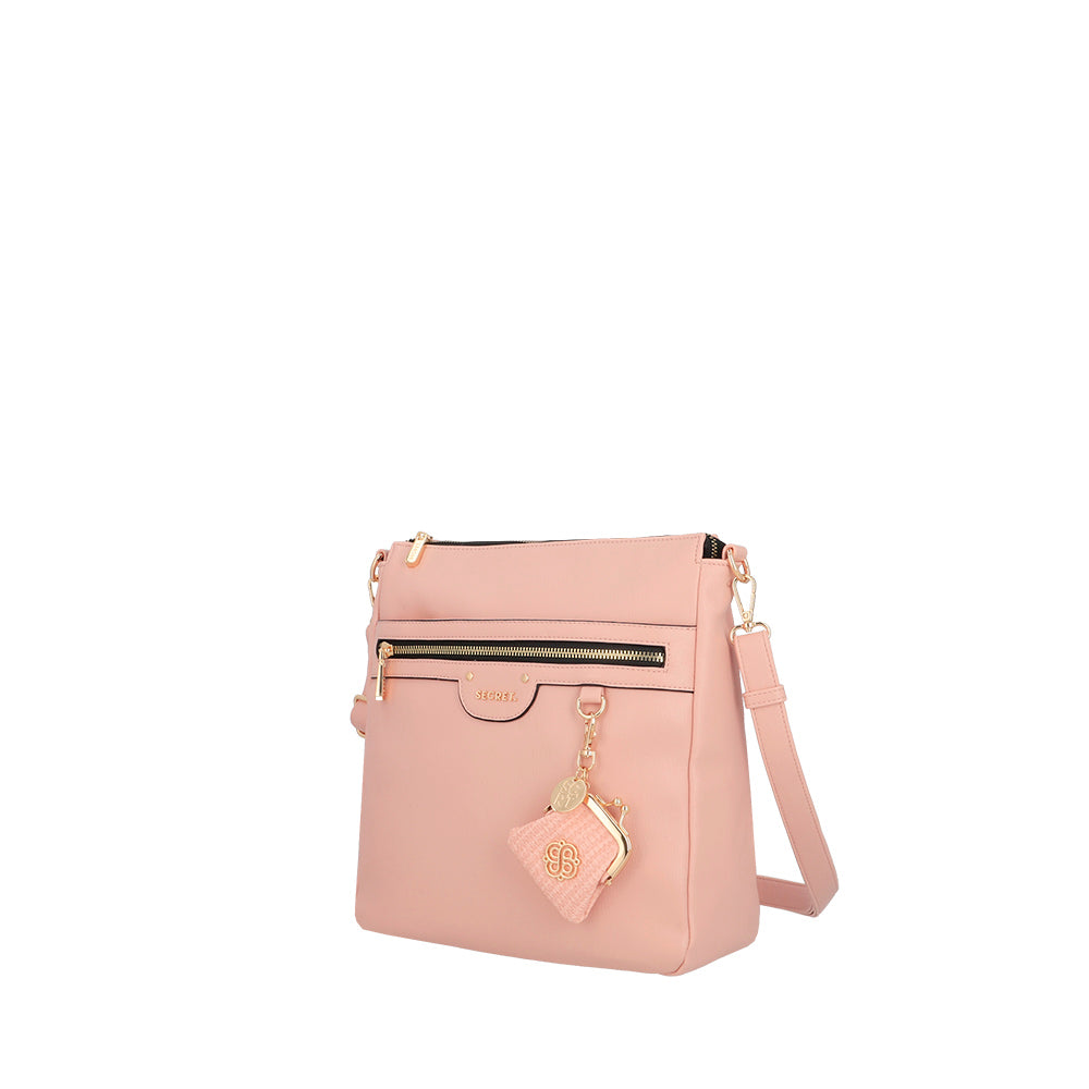 Saxoline Bandolera Grande Lisse Rosada