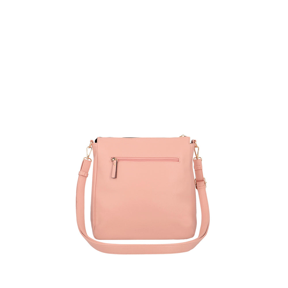 Saxoline Bandolera Grande Lisse Rosada
