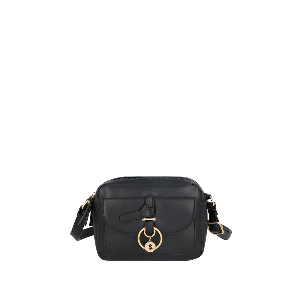 saxoline Bandolera pequeña Mantua negra