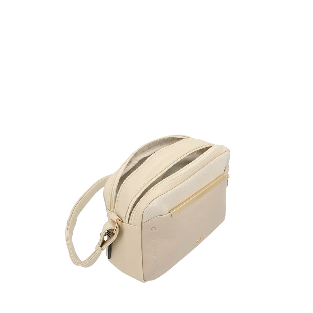 Saxoline Bandolera Pequeña Padua Beige