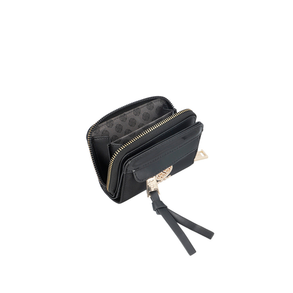 Saxoline Billetera Lourdes Negra Pequeña