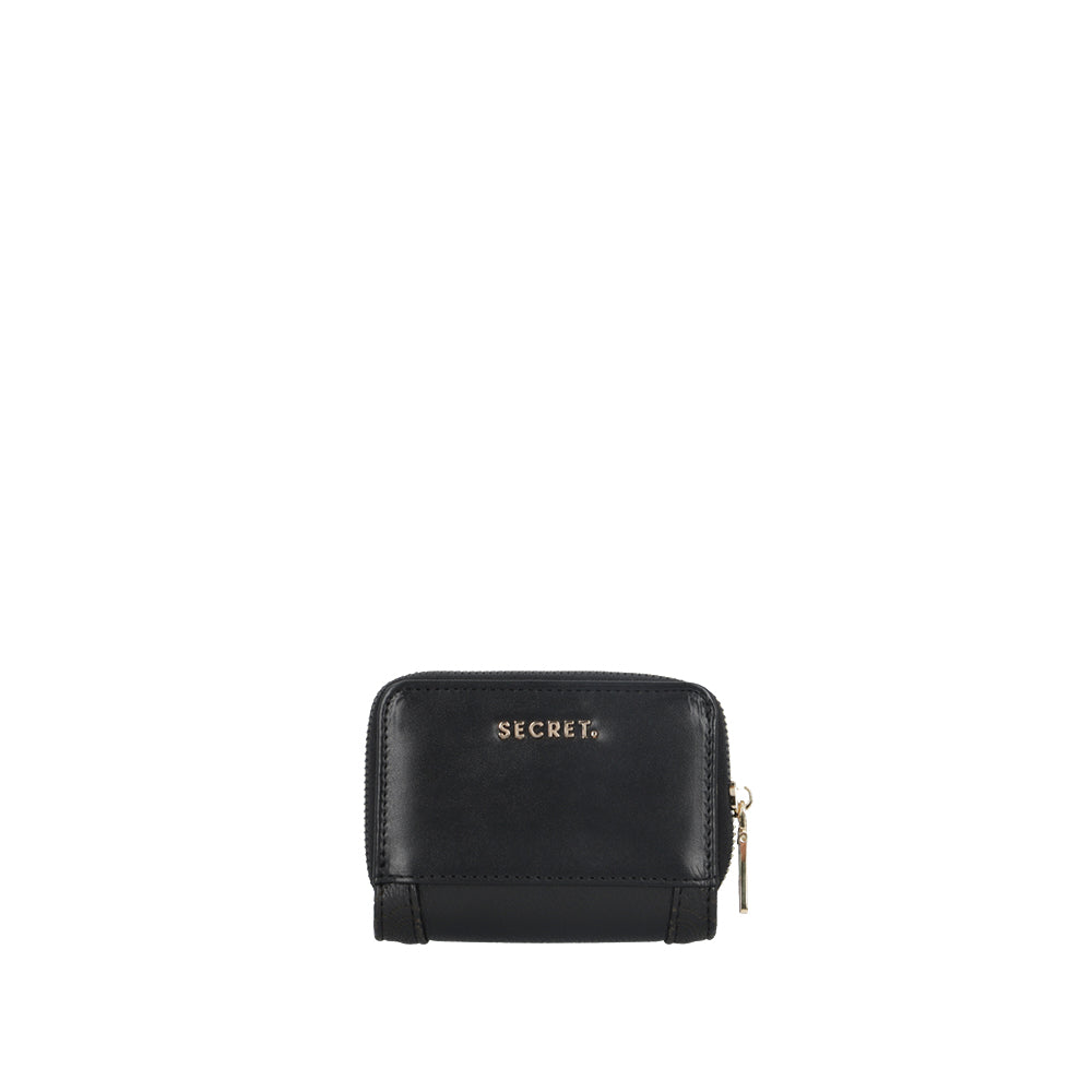 Saxoline Billetera Mantua Negra Pequeña