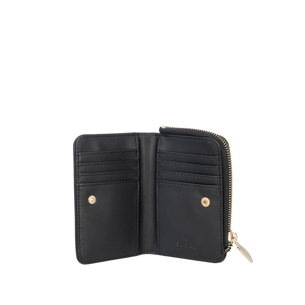 Saxoline Billetera Zagora Negra Pequeña