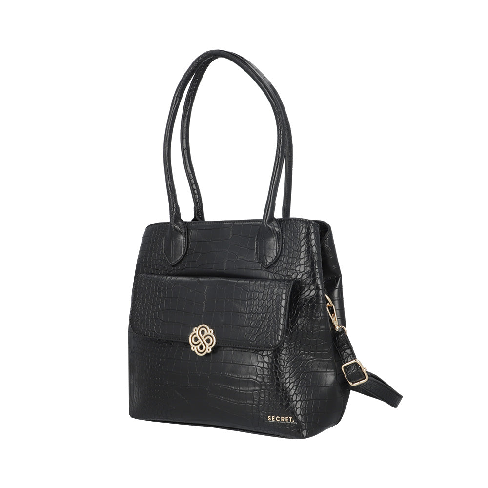 Saxoline Cartera De Hombro Dakota Negra