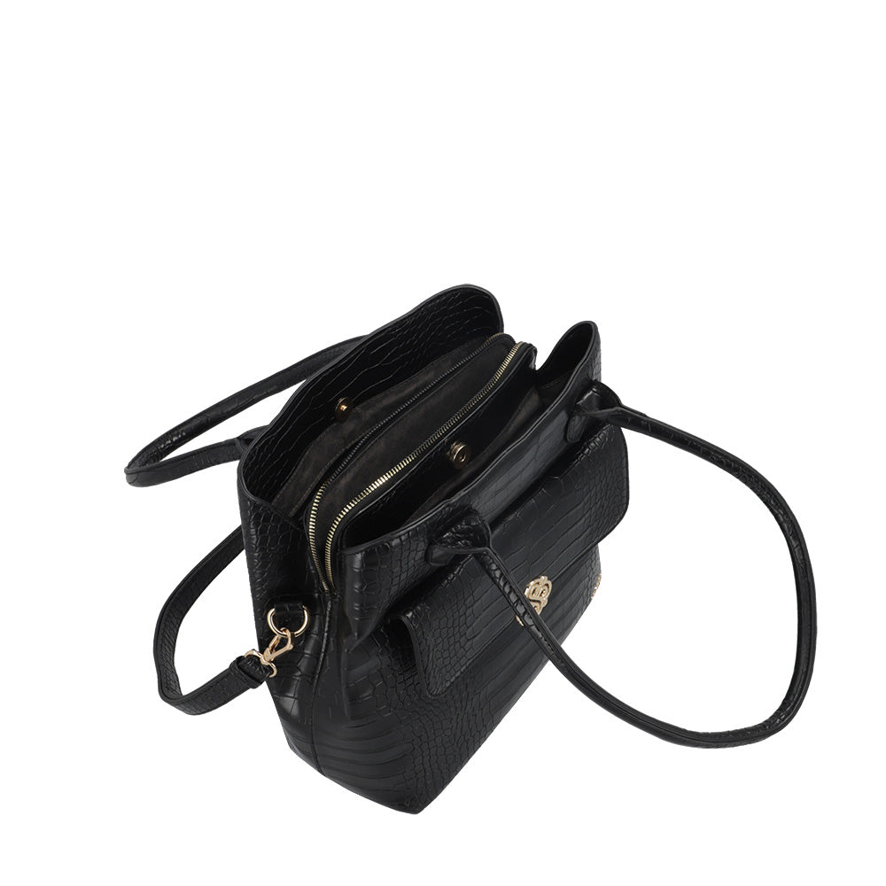 Saxoline Cartera De Hombro Dakota Negra