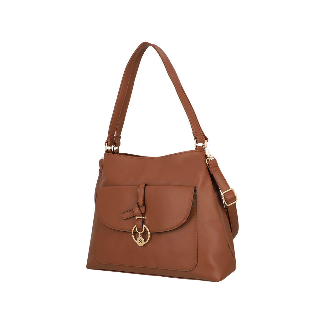 Saxoline Cartera De Hombro Mantua Café