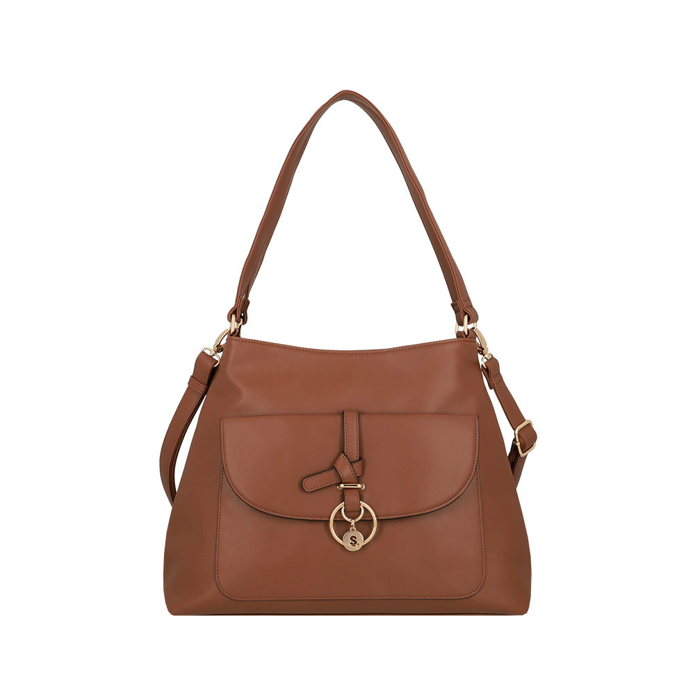 saxoline Cartera de hombro Mantua café