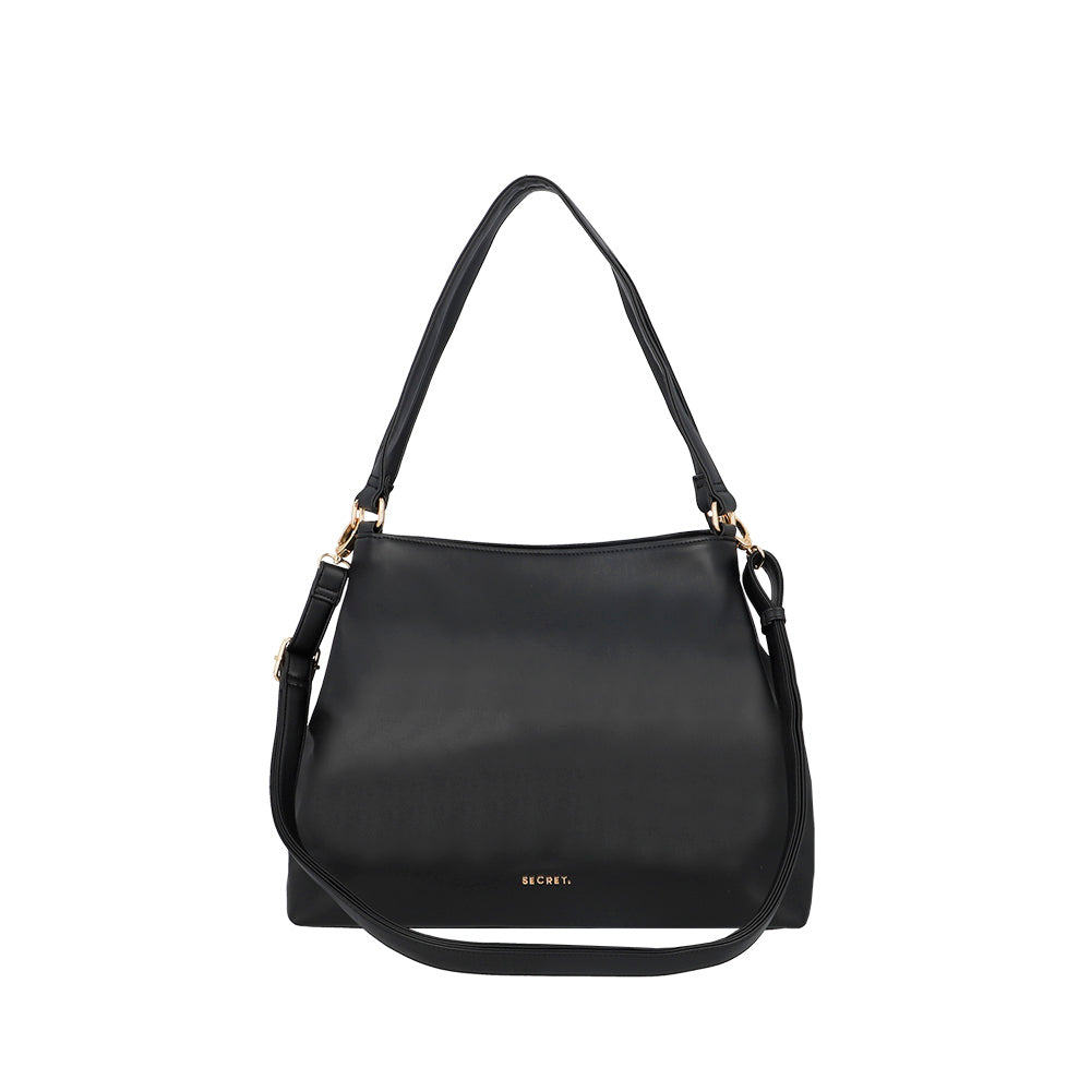 Saxoline Cartera De Hombro Mantua Negra