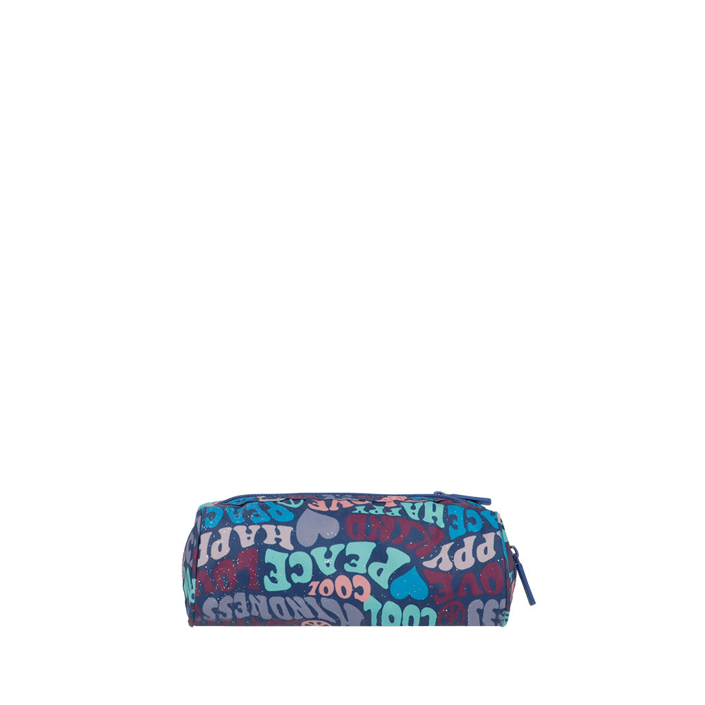 Saxoline Estuche Escolar Campbell Hearts Azul