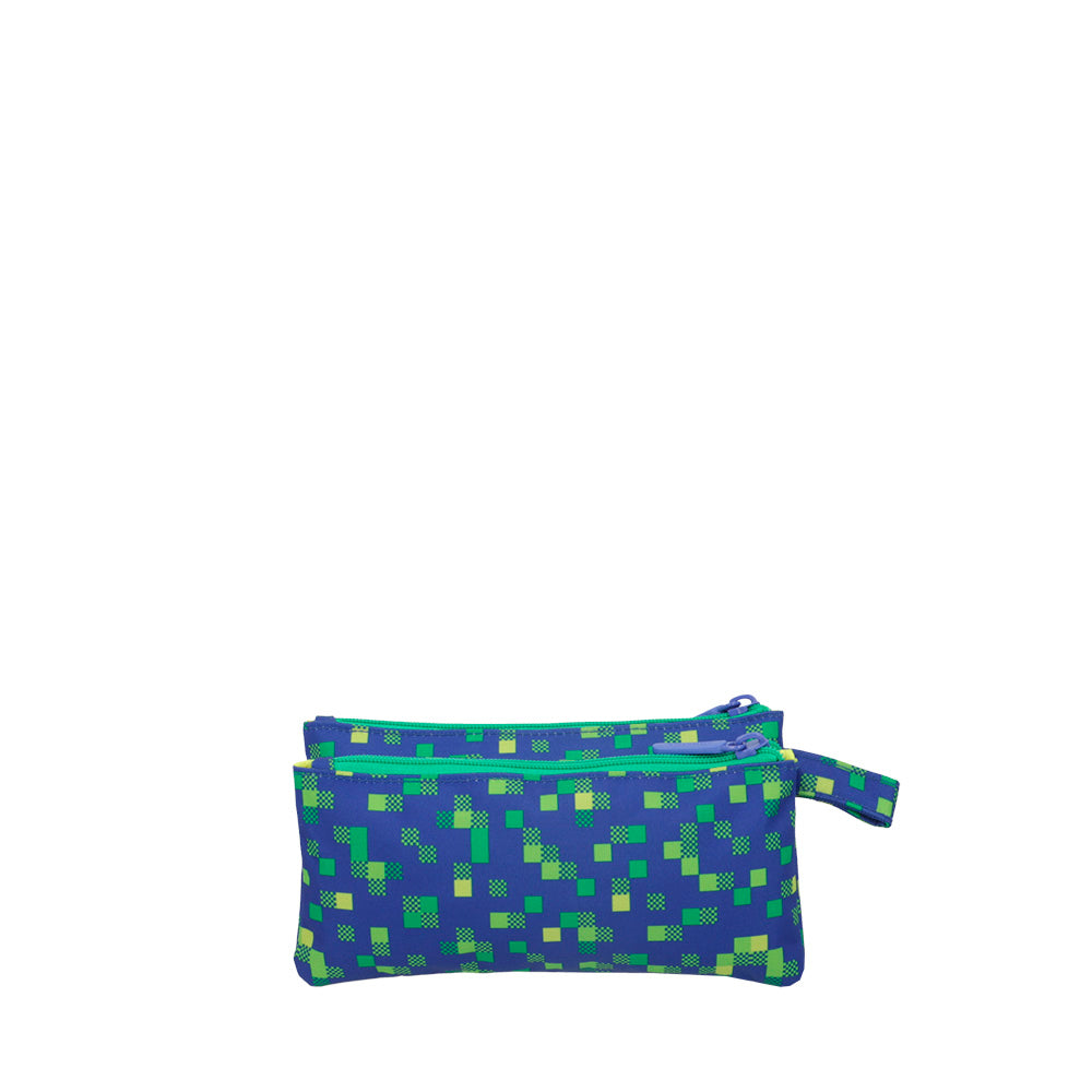 Saxoline Estuche Trinity Azul Dino