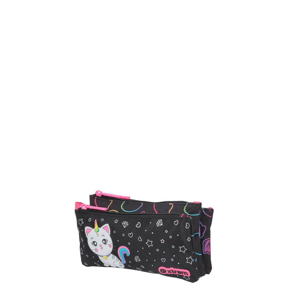 Saxoline Estuche Trinity Negro Gato