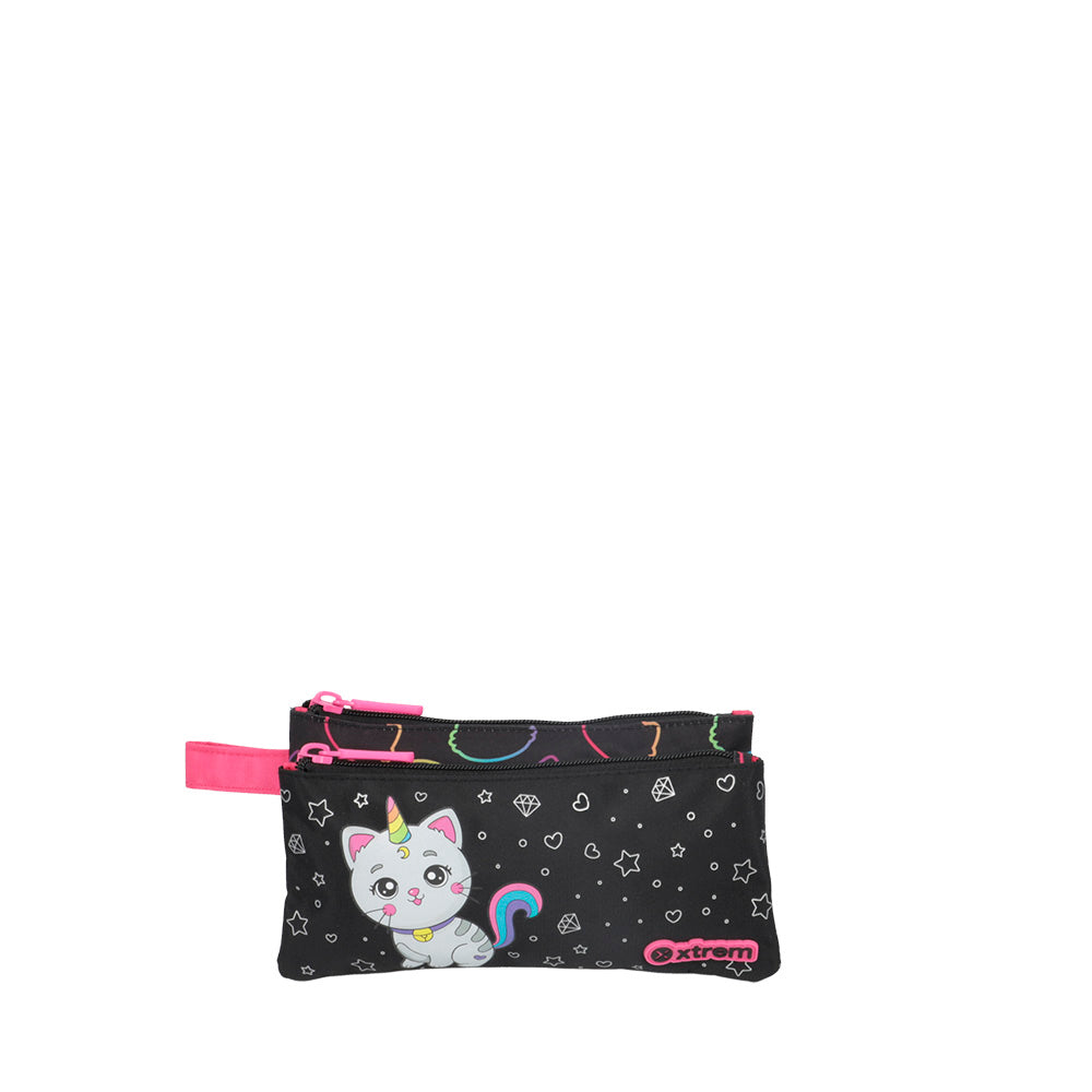saxoline Estuche Trinity negro gato
