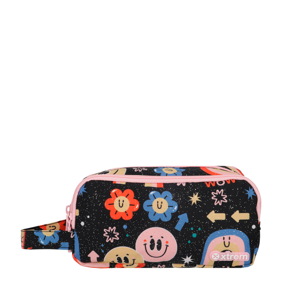 saxoline Estuche University+ negro arcoíris