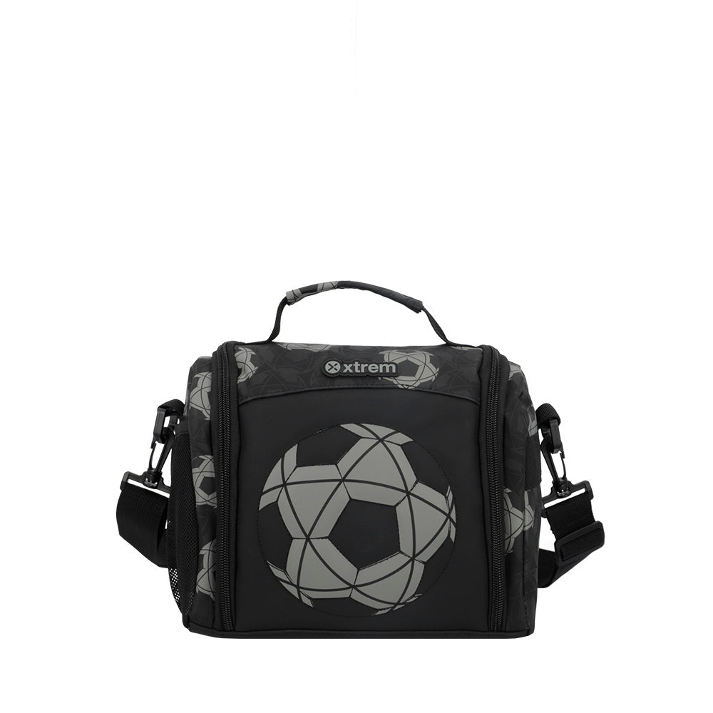 saxoline Lonchera térmica Break 3.0 negra fútbol