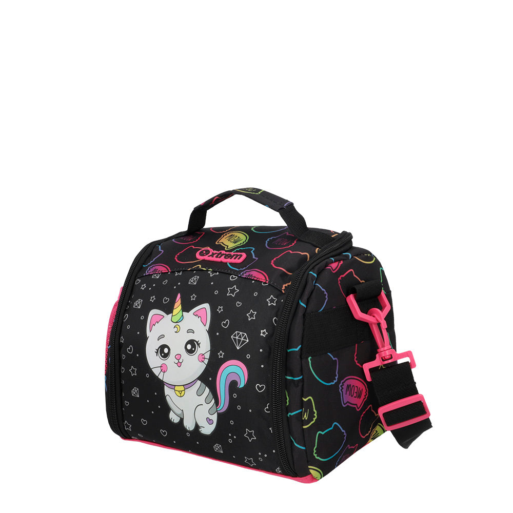 Saxoline Lonchera Térmica Break 3.0 Negra Gato