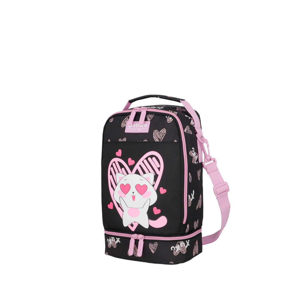 Saxoline Lonchera Térmica Lunch 2.0 Negra Gato