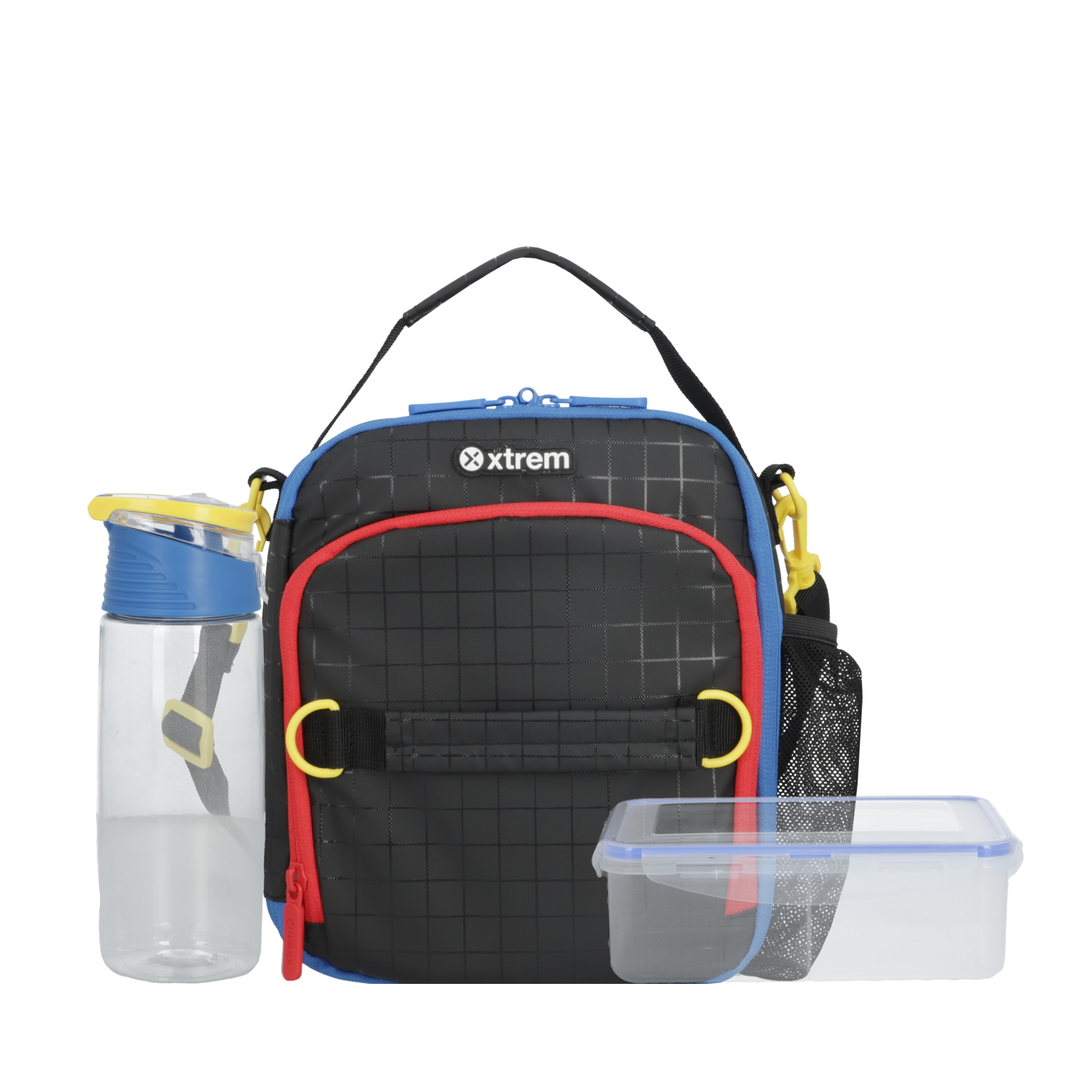 saxoline Lonchera térmica Lunch-Pack black checks