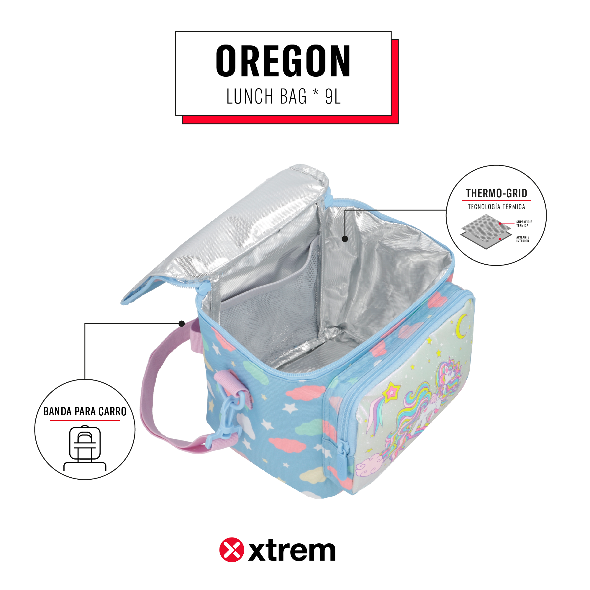 Saxoline Lonchera Térmica Oregon Multicolor