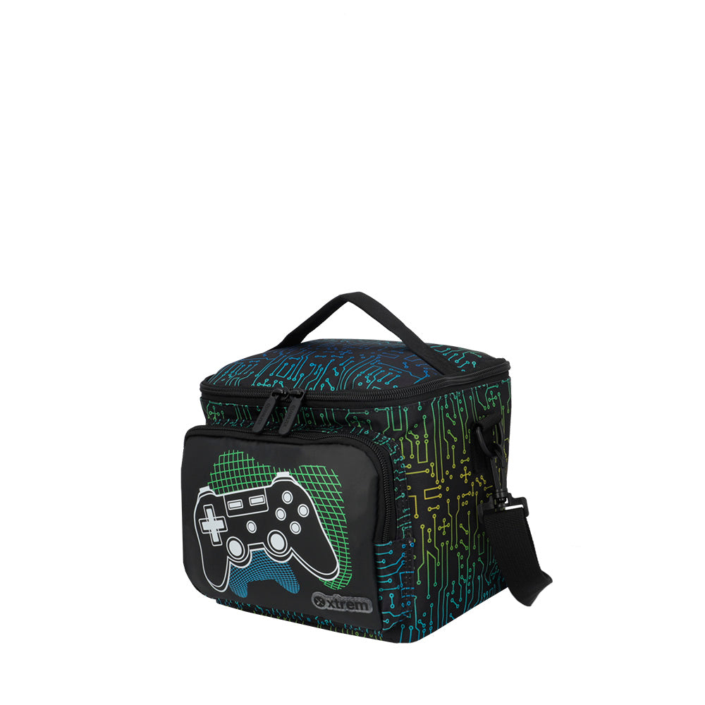 Saxoline Lonchera Térmica Oregon Negra Gamer