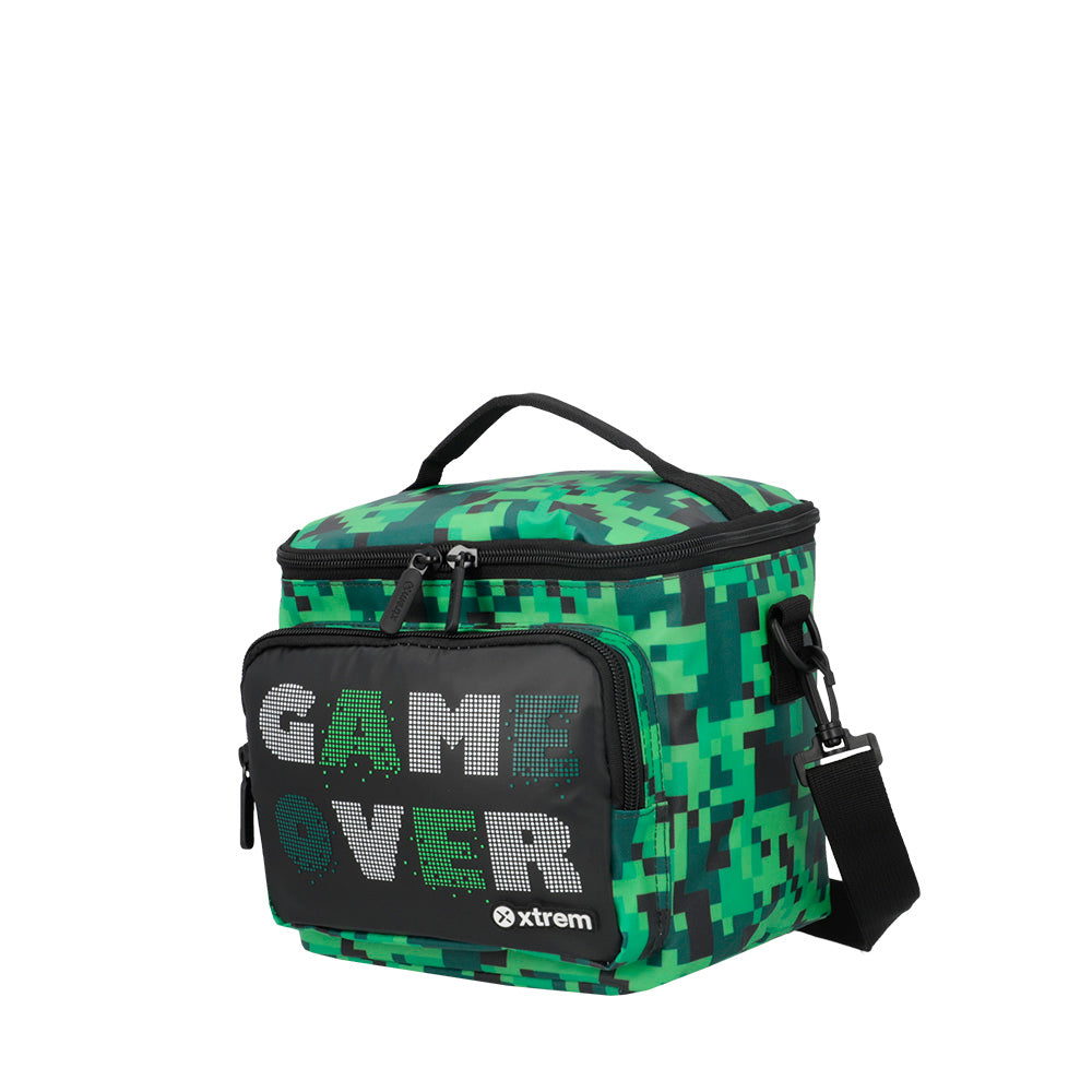 Saxoline Lonchera Térmica Oregon Verde Píxeles