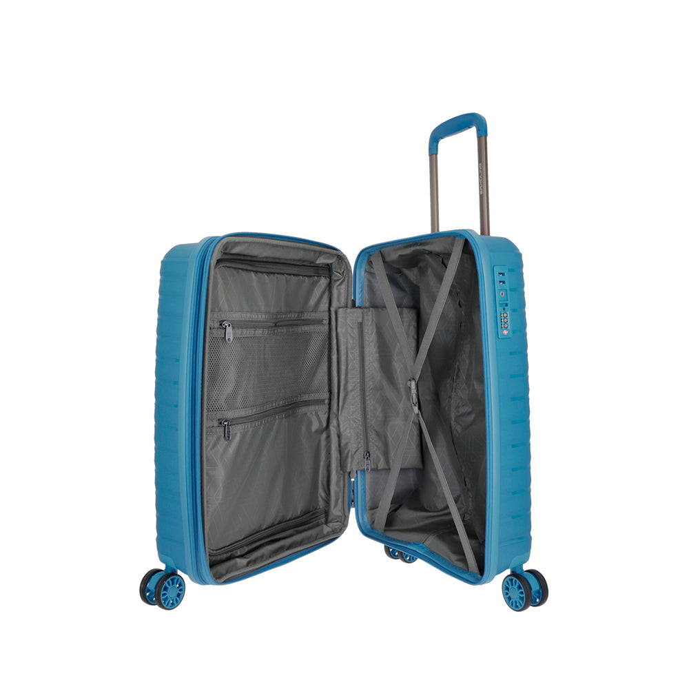 Saxoline Maleta De Cabina Titanium Impact Pro Azul