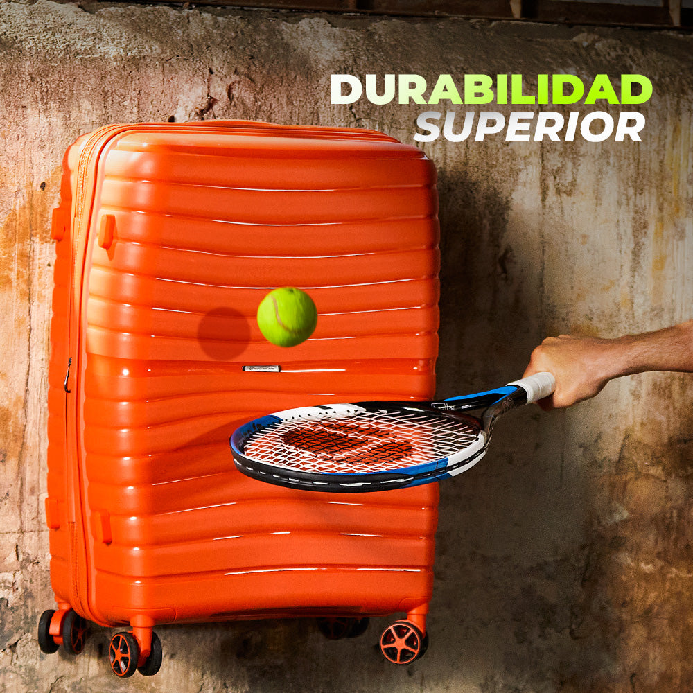 Saxoline Maleta Grande Chrome Impact Pro Naranja