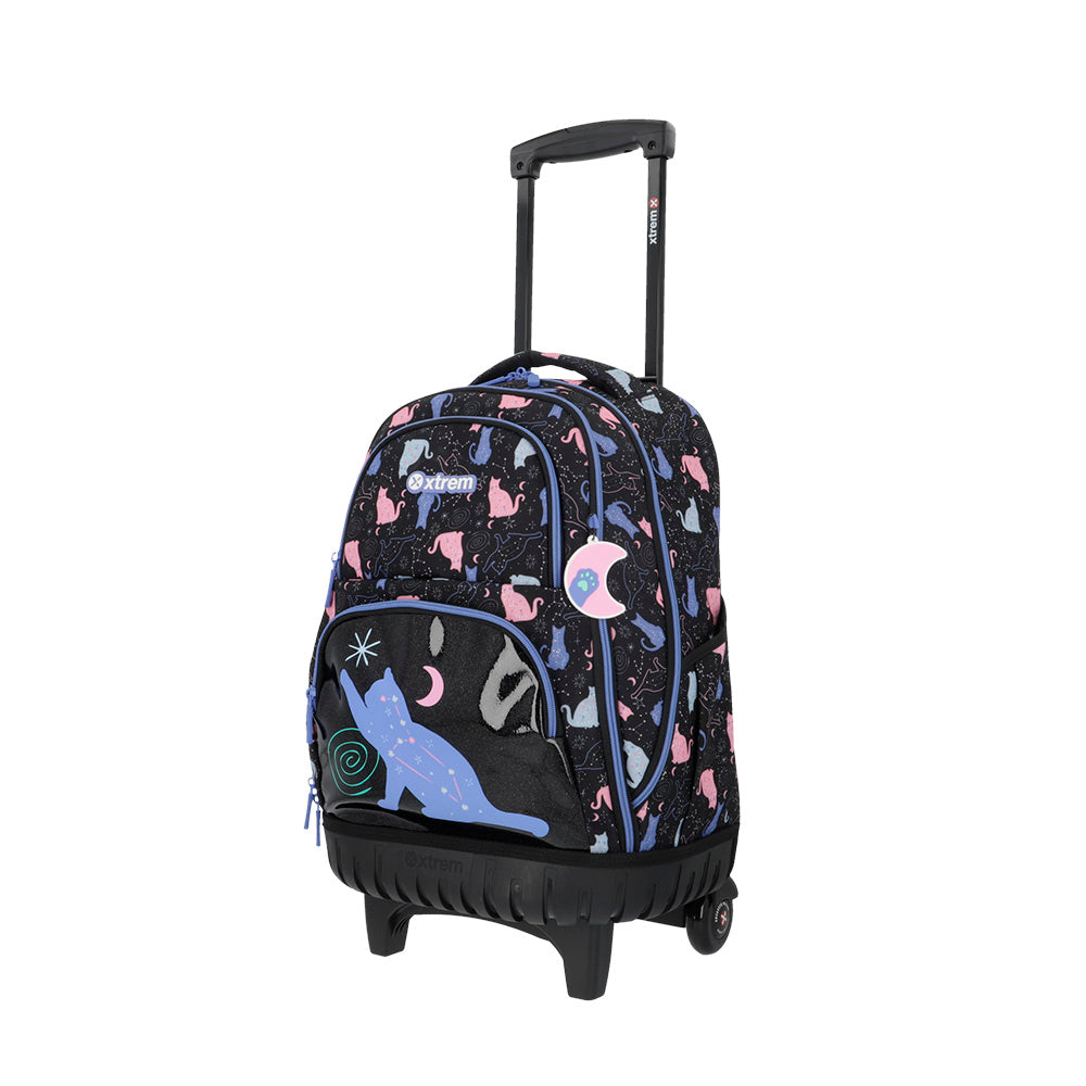 Saxoline Mochila Con Ruedas Cross 2.0 Negra