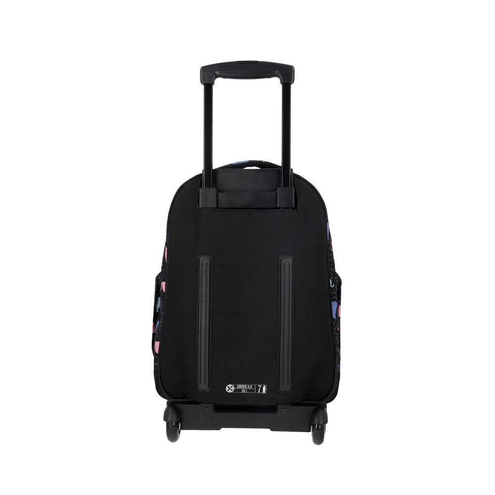 Saxoline Mochila Con Ruedas Cross 2.0 Negra