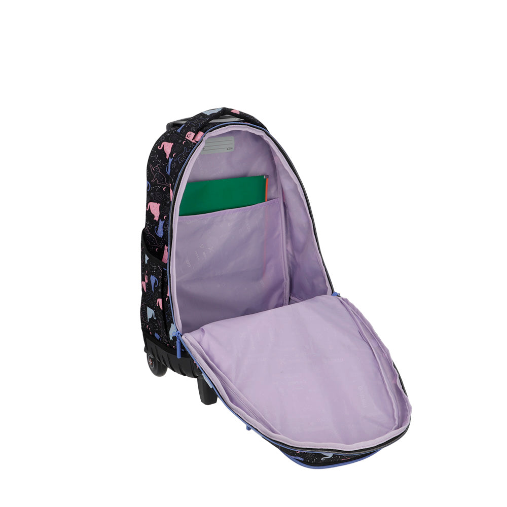 Saxoline Mochila Con Ruedas Cross 2.0 Negra