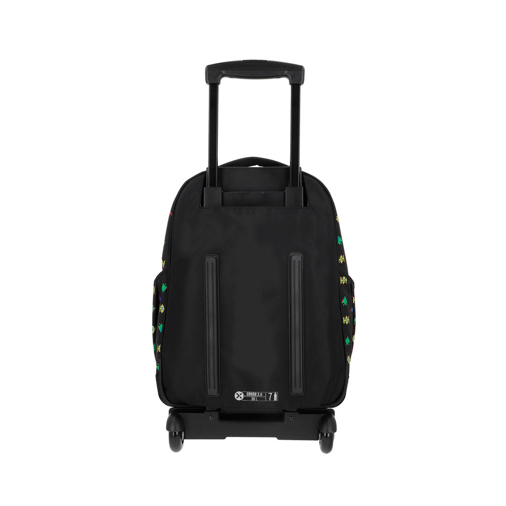 Saxoline Mochila Con Ruedas Cross 2.0 Negra Arcade