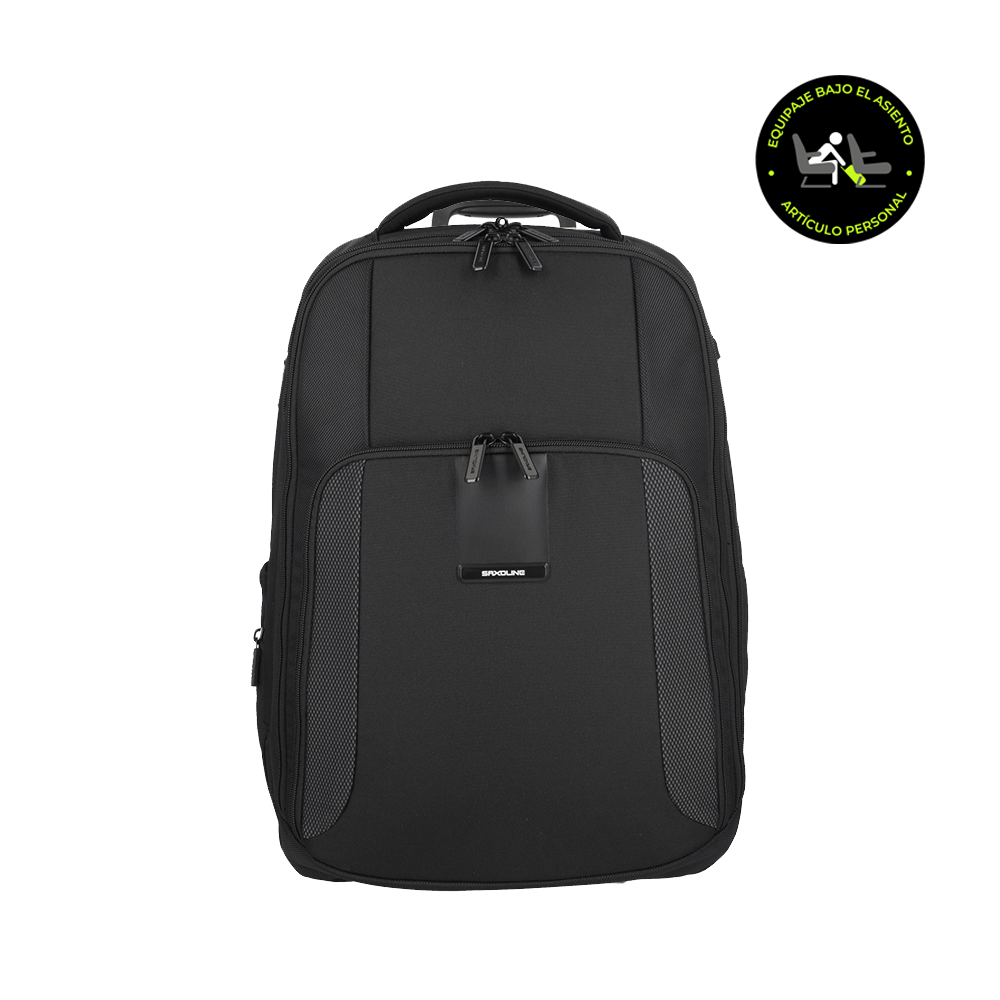 saxoline Mochila de viaje Daynight negra 17"