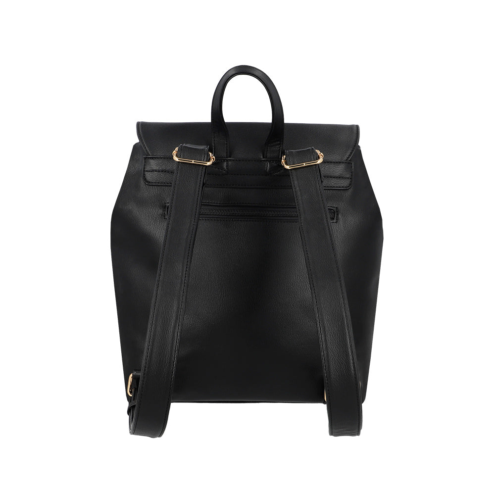 Saxoline Mochila Grande Lisse Negra