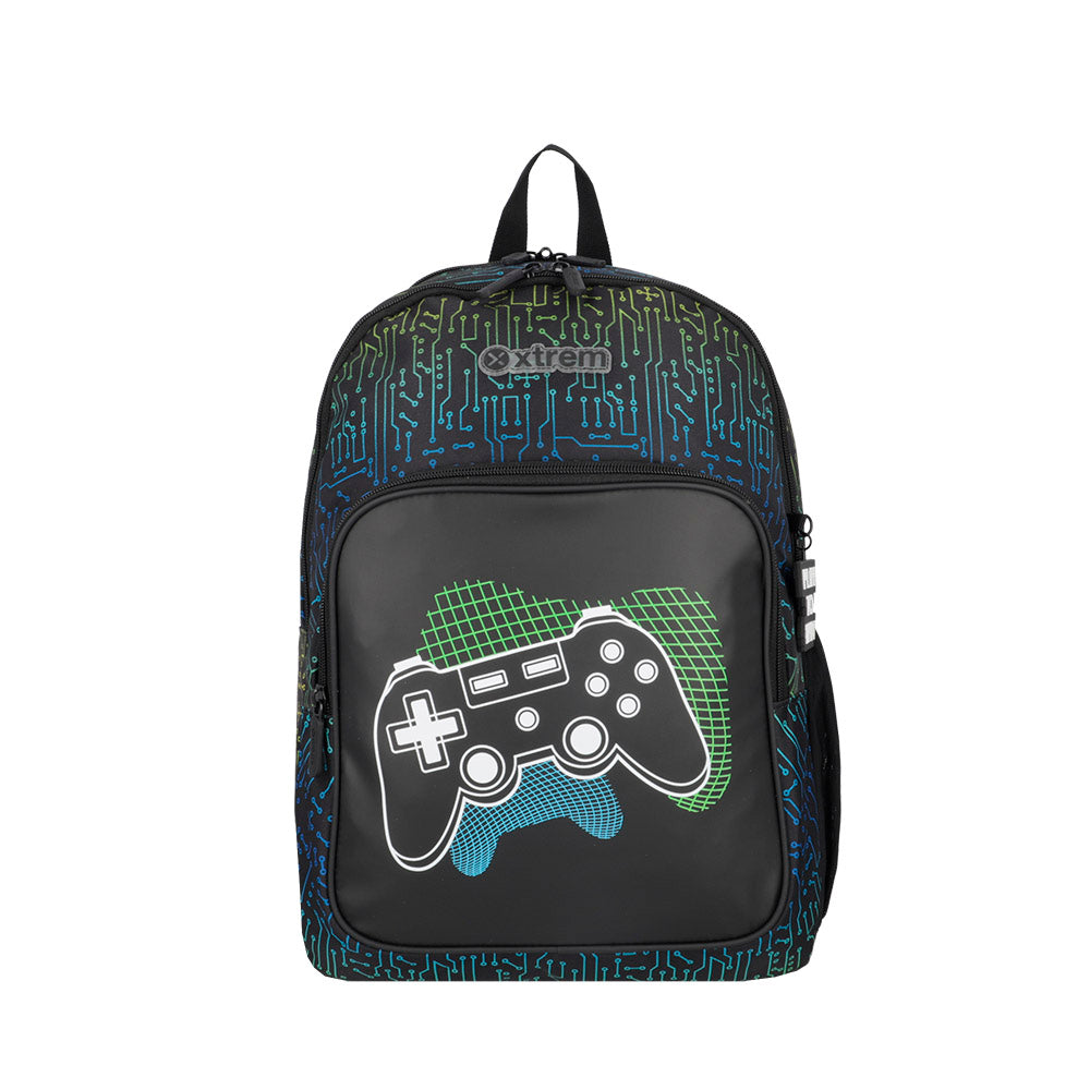 saxoline Mochila Hopper negra gamer