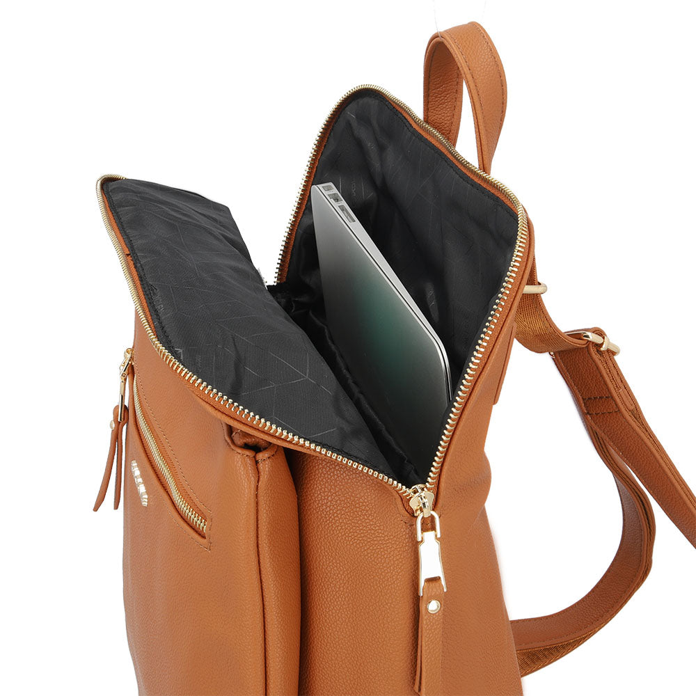 Saxoline Mochila New Office Para Notebook Camel